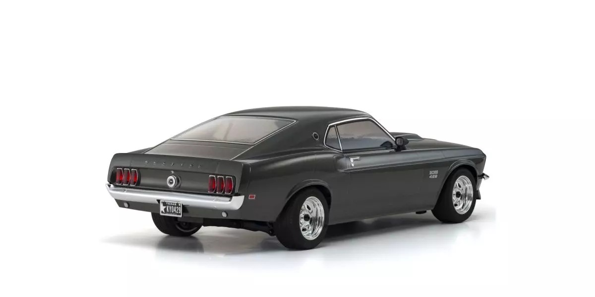 Kyosho Fazer FZ02 (L) Ford Mustang Boss 429 Black 1969 1:10 Readyset - Image 2