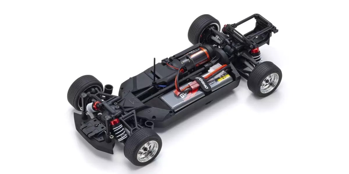 Kyosho Fazer FZ02 (L) Ford Mustang Boss 429 Black 1969 1:10 Readyset - Image 3
