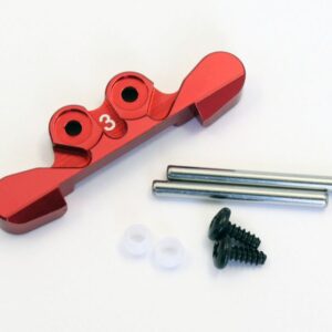 Aluminum Rear Sus Mount (3-deg/Red) MBW025R-3