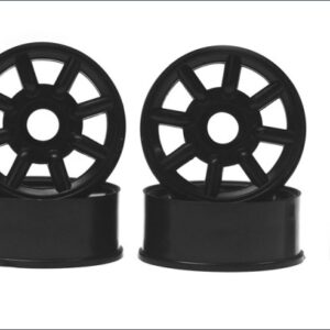 WHEEL SET (8-SPOKE/BLK)  MZ19