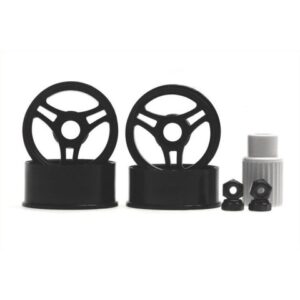 WHEEL SET 3-SPOKE/BLACK MZH6