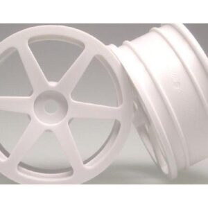 WHEEL 6 SPOKE WHITE 2PCS AGH001W