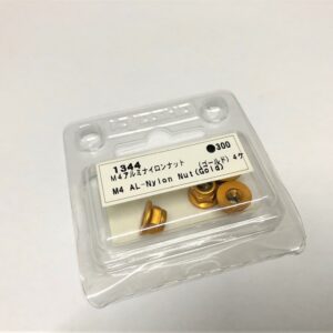 M4 ALOY NYLON NUT GOLD  1344