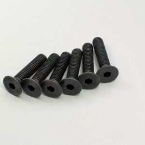 Flat Head Screw (Hex/M4x18/6pcs) 1-S34018H