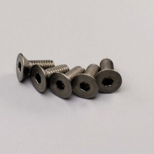 Flat Head Screw(Hex/Titanium/M4x10/5pcs)  1-S34010HT
