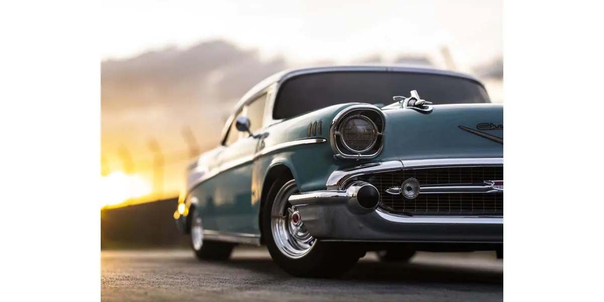 Chevy Bel Air Coupe 1957 Turquoise 1:10 Fazer MK2 (L) KC34433T1B - Image 4