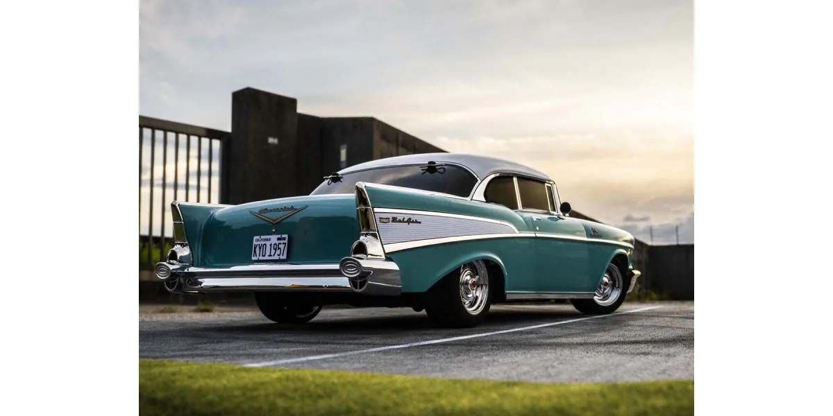 Chevy Bel Air Coupe 1957 Turquoise 1:10 Fazer MK2 (L) KC34433T1B - Image 3