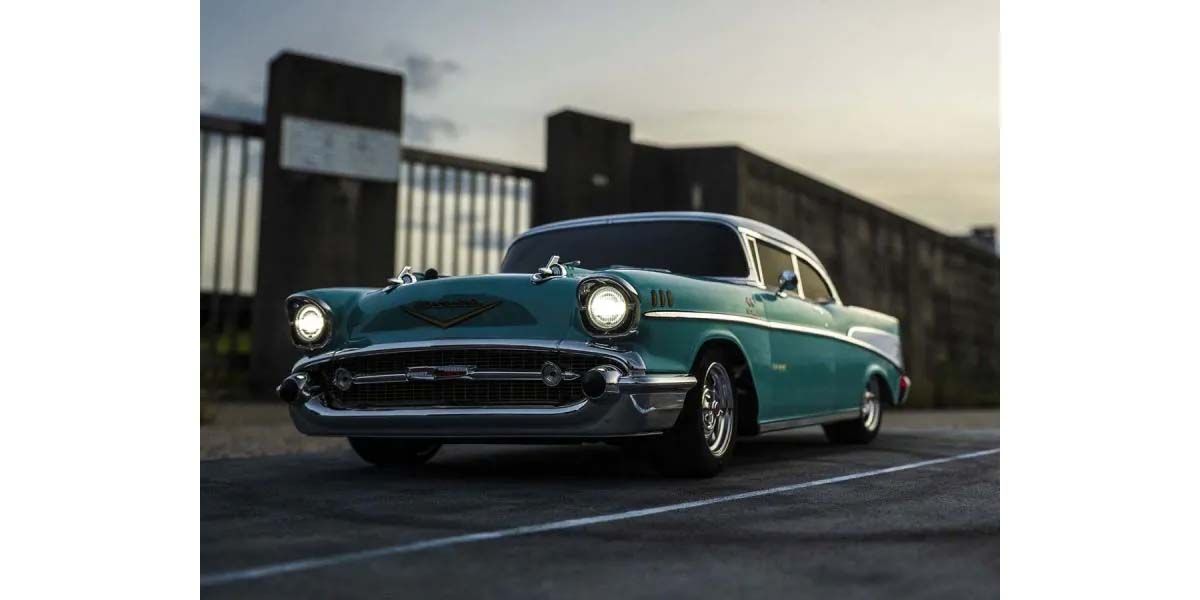 Chevy Bel Air Coupe 1957 Turquoise 1:10 Fazer MK2 (L) KC34433T1B - Image 2