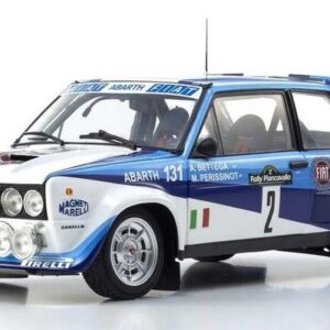 Kyosho 1:18 Fiat 131 Abarth A.Bettega Winner Piancavallo 1981 Nr.2 KS08376F