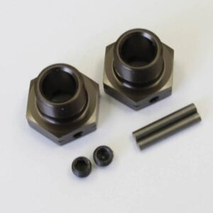 Front Wide Wheel Hub (2pcs/Gunmetal/MP9) IFW444GM