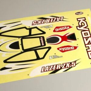 Decal(LAZER ZX-5RS/Type-1/Red/Gray) LAD101