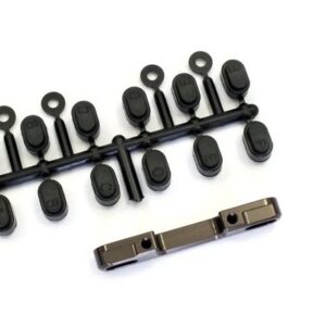 Al Rear Sus. Holder (RF/Gunmetal/ZX-5) LAW36GM