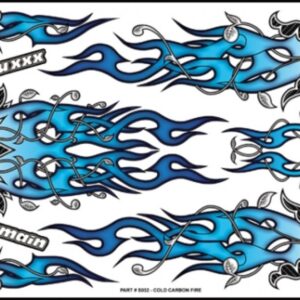 COLD CARBON FIRE STICKER LRP-XS032