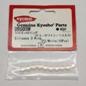 O-RING SILICONE/P3/WHITE/10PCS  ORG03W