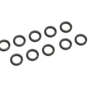 Silicone O-Ring(P8/Black) 10Pcs ORG08BK