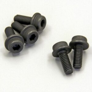 Metallic Flanged Cap Screw M4x10mm (5) Kyosho  1-S24010F