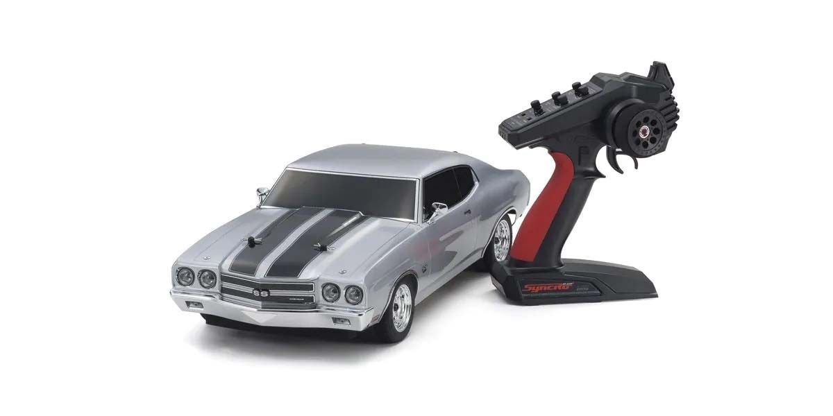 Kyosho Fazer MK2 (L) Chevy Chevelle SS454 1970 Silver1:10 Readyset KC34416T1C