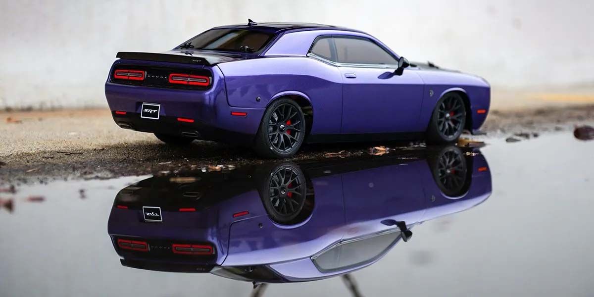 Kyosho FAZER MK2 (L) Dodge Challenger SRT 2015 Purple 1:10 Readyset KC34415T1B - Image 8