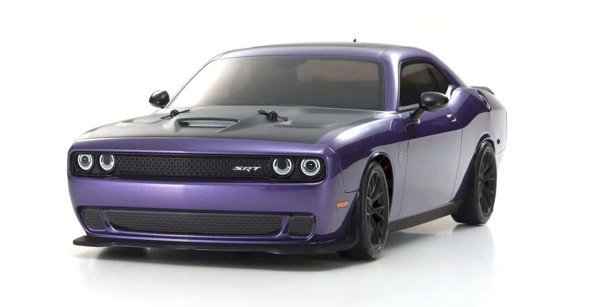 Kyosho FAZER MK2 (L) Dodge Challenger SRT 2015 Purple 1:10 Readyset KC34415T1B - Image 9