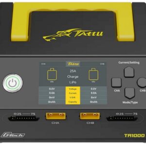 Tattu TA1000 G-Tech Dual-channel Charger 25A*2 1000W for 1S-7S Drone Battery