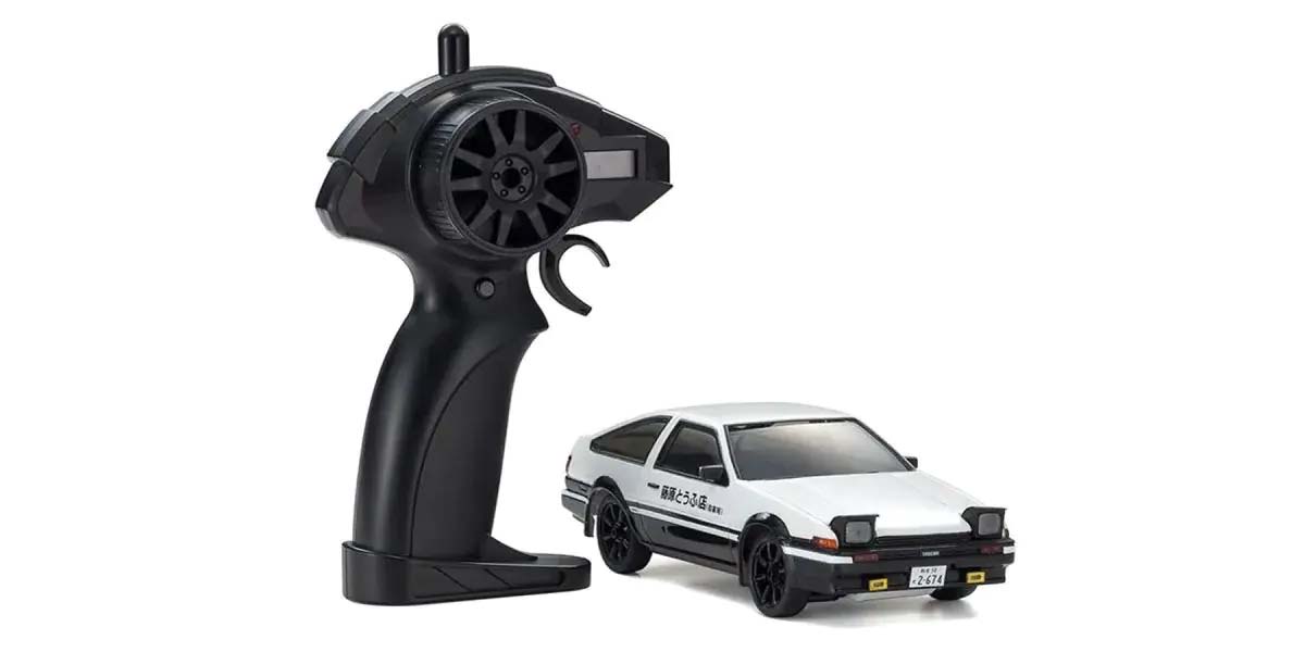 Kyosho First Mini-Z 1:28 Initial-D Toyota Sprinter Trueno AE86 WH/BK KZ66601A