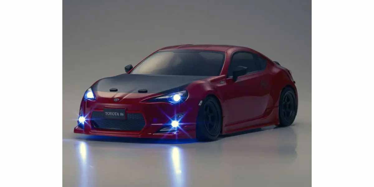 Kyosho Fazer D2 Toyota 86 GT Tuned Ver. Red 1:10 Drift Readyset KC34502T1B - Image 6