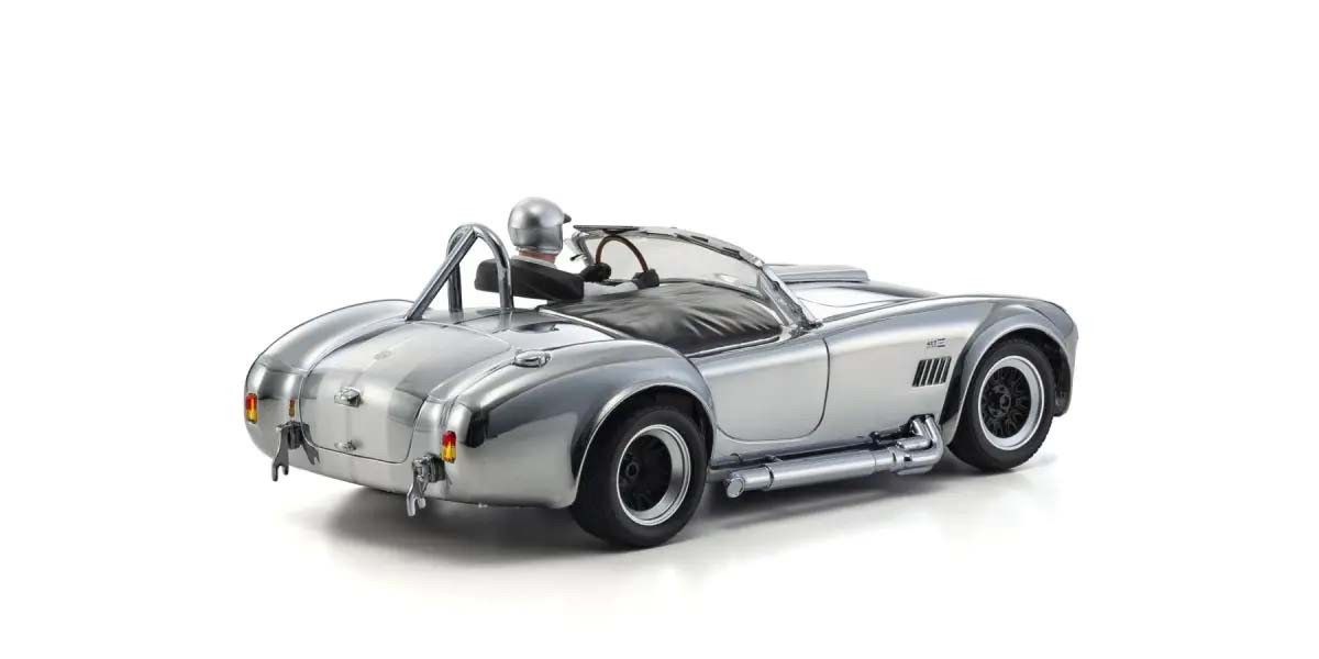 Kyosho First Mini-Z 1:28 Shelby Cobra 427 S/C Chrome KZ66610C - Image 3