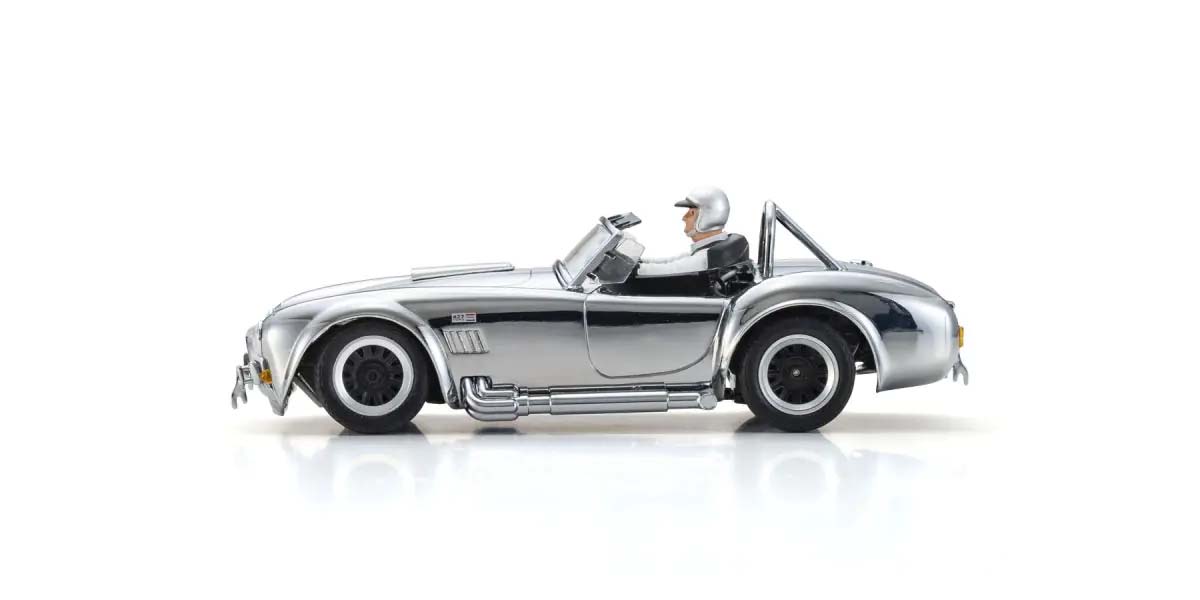 Kyosho First Mini-Z 1:28 Shelby Cobra 427 S/C Chrome KZ66610C - Image 5