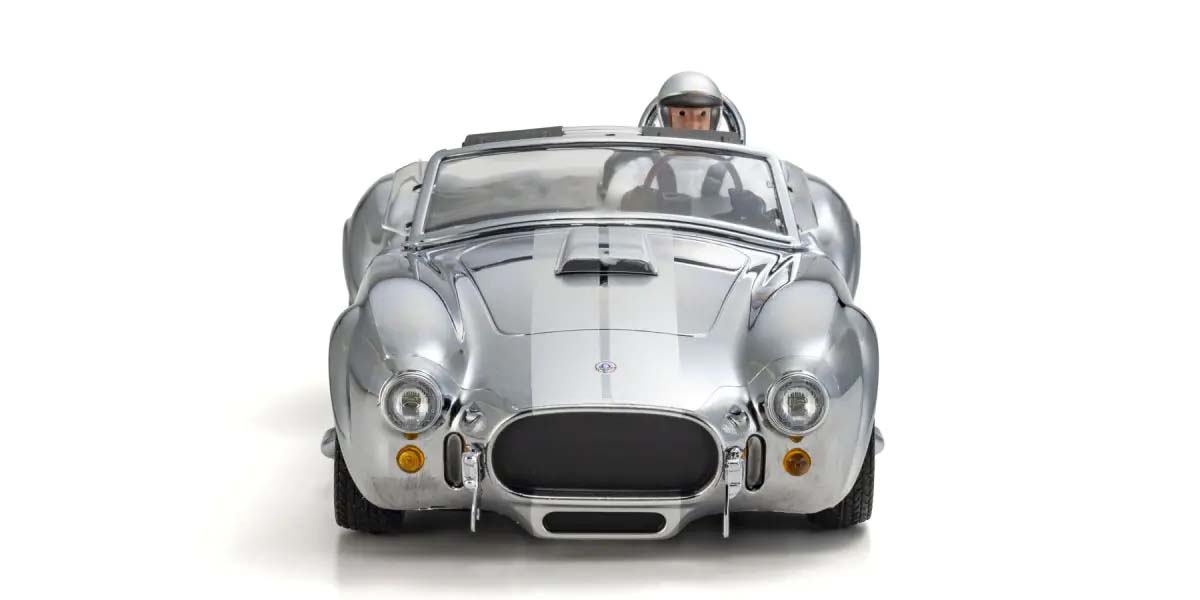Kyosho First Mini-Z 1:28 Shelby Cobra 427 S/C Chrome KZ66610C - Image 2