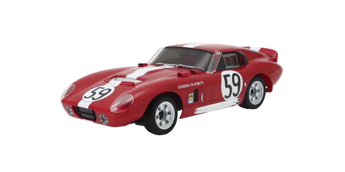Kyosho First Mini-Z 1:28 Shelby Cobra Daytona No.59 Red KZ66611A - Image 4