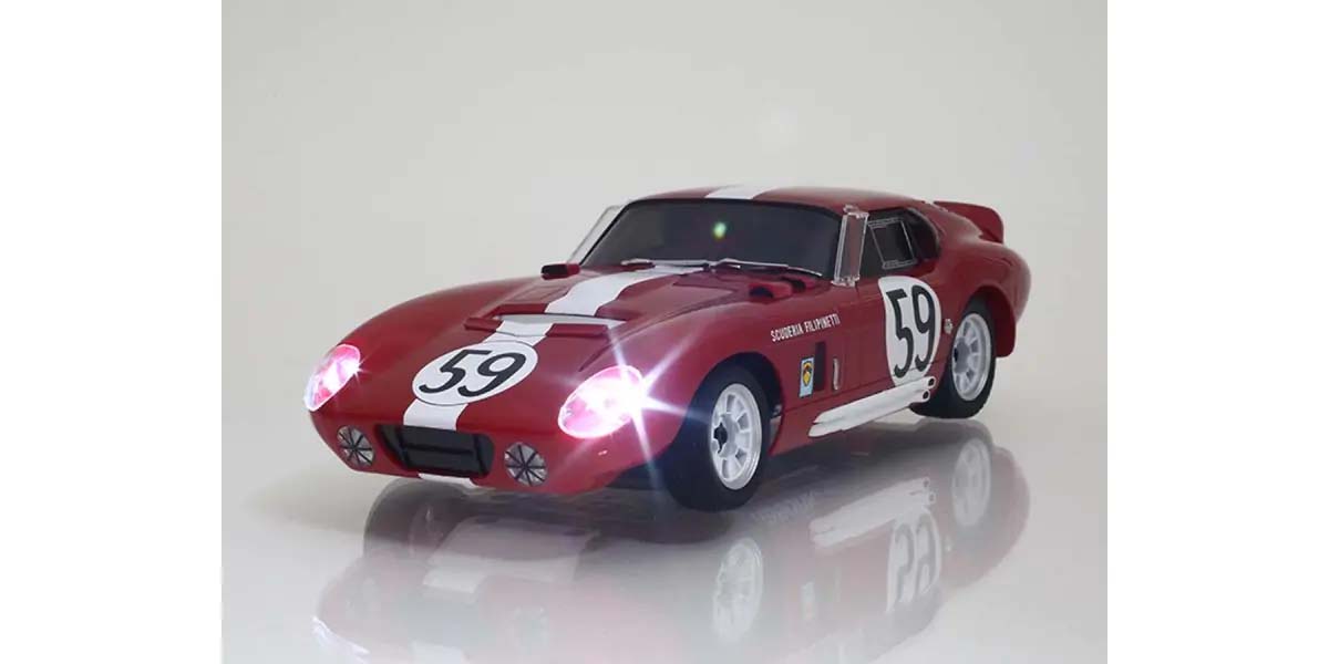Kyosho First Mini-Z 1:28 Shelby Cobra Daytona No.59 Red KZ66611A - Image 2