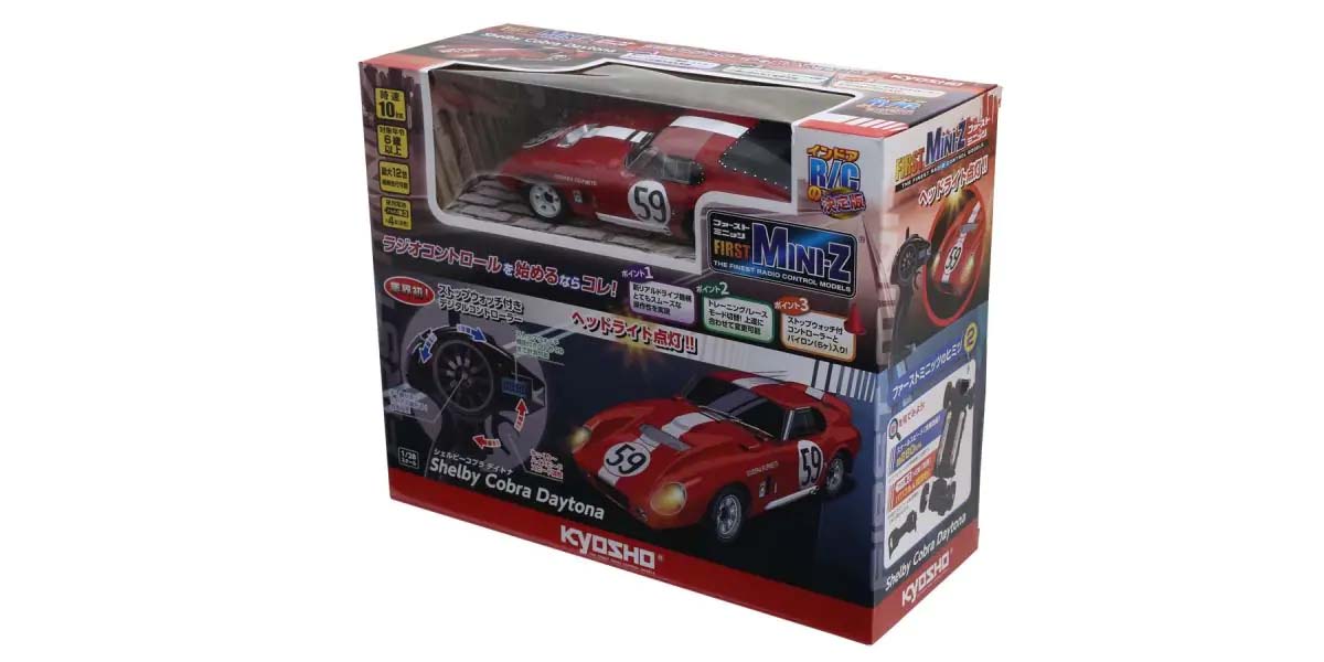 Kyosho First Mini-Z 1:28 Shelby Cobra Daytona No.59 Red KZ66611A - Image 5