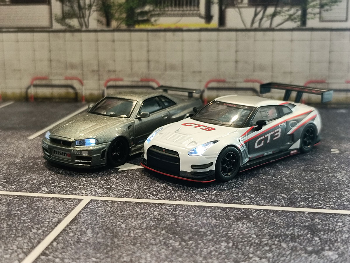 Kyosho MOTN Led System 1:64 Skyline GT-R Nismo GT-3 Presentation KS07131LW - Image 6