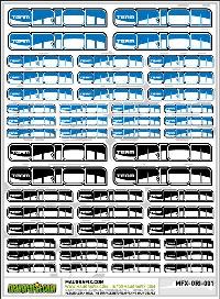 MAUGRAFIX TEAM ORION CLASSIC US LOGO / SKY BLUE-BLACK  MGFX-ORI-001