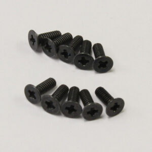 Flat Head Metallic Screws M2x6mm (10)  1-S32006