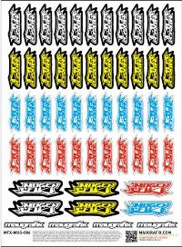MAUGRAFIX MUGEN SEIKI MULTICOLOR EXPLODE STICKER  MGFX-MUG-004