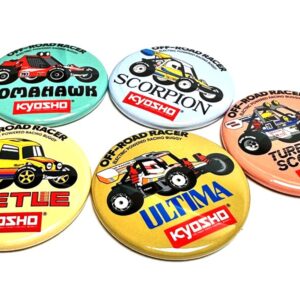 Kyosho Vintage 2WD Buggy Badge (5pcs)  87525