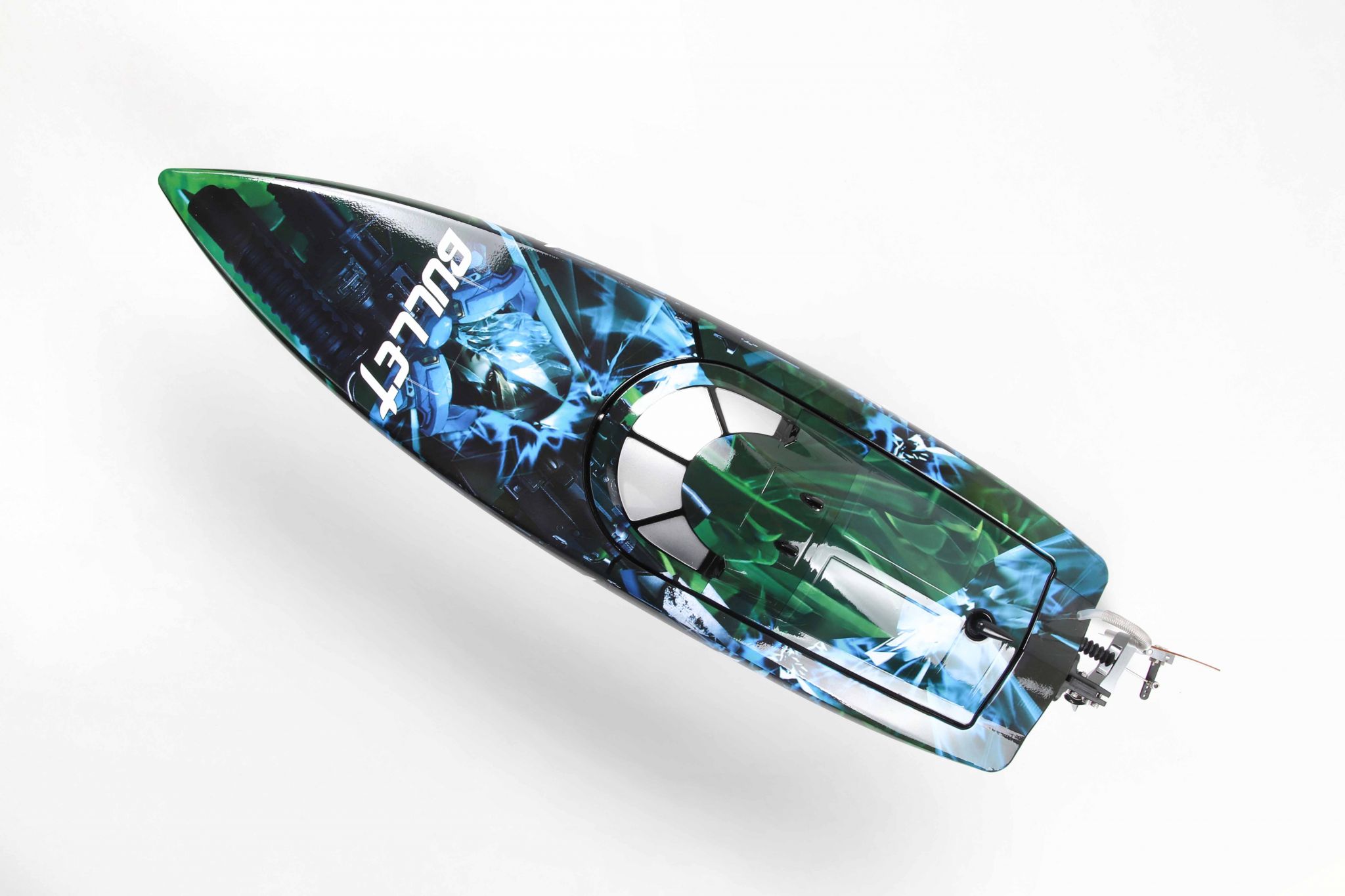 Joysway Bullet V4 Deep Vee Brushless Elec ABS 740mm 2.4G RTR Boat JW8301V4-RTR - Image 4