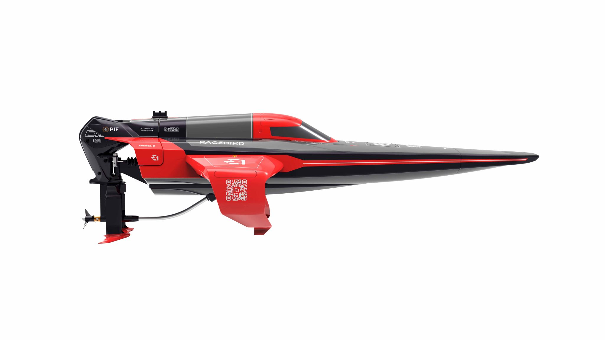 Joysway E1 Racebird 1:14 545mm RTR Hydrofoil Boat Coral JW8608C