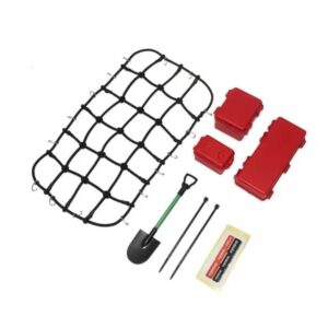 Kyosho KC10 Series Roof Rack Net and Accessories - Black CLW008BK