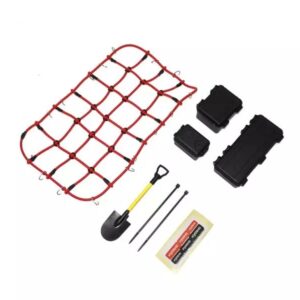 Kyosho KC10 Series Roof Rack Net and Accessories - Red CLW008RD