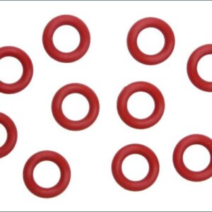 Silicone O-Ring(P5/Red) 10Pcs ORG05R