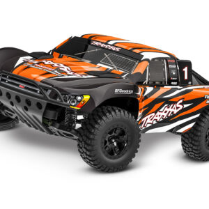 Traxxas Slash red 1/10 2WD Short-Course RTR Brushed, HD, with battery and 4 Amp USB-C charger & Clipless  58234-8-RED
