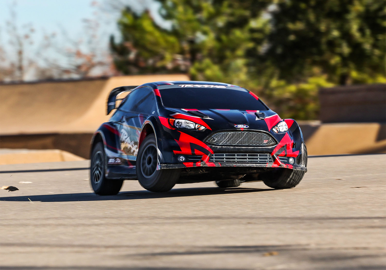 Traxxas Ford Fiesta ST 4x4 BL-2S red 1/10 Rally RTR BL-2S Brushless, HD parts, without battery/charger 74154-4RED - Image 3