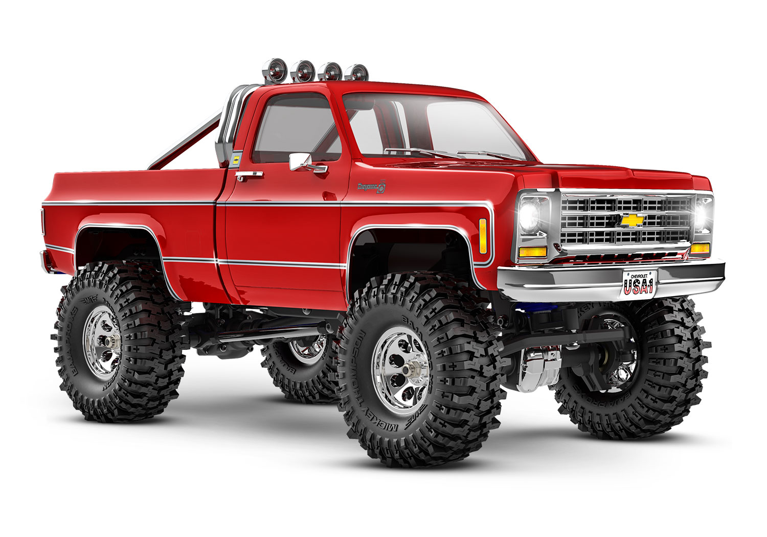 Traxxas TRX-4M Chevy K10 4x4 lifted red 1/18 Crawler RTR Brushed, with battery and USB charger 97064-1RED
