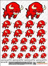 MAUGRAFIX STICKER RED BULL  MGFX-BUL-001
