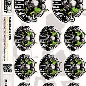 MAUGRAFIX LOGO STICKER  MGFX-BL-MAU-01