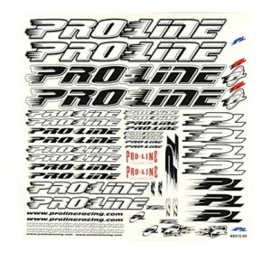 PRO-LINE TEAM DECAL B&W 9915-33