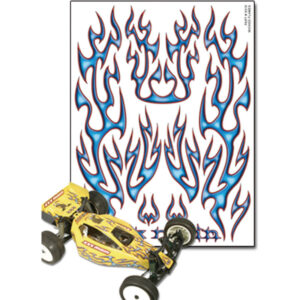 LRP XXX MAIN WICKED FLAMES STICKER SHEET #XS018
