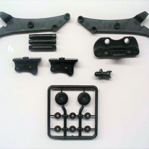 LRP WING MOUNT PLASTICS+BUMPER 132001